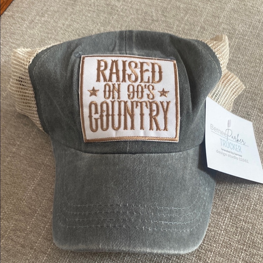 Trucker Hat - Gray and Tan